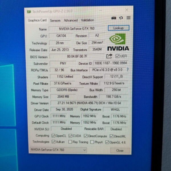 PNY GeForce GTX 760 GTX760 2GB GDDR5 256 Bit - Gambar 5