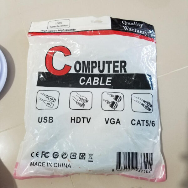 Kabel VGA 10M Kabel VGA M to VGA M 10 Meter Kabel VGA 10Meter - Gambar 2