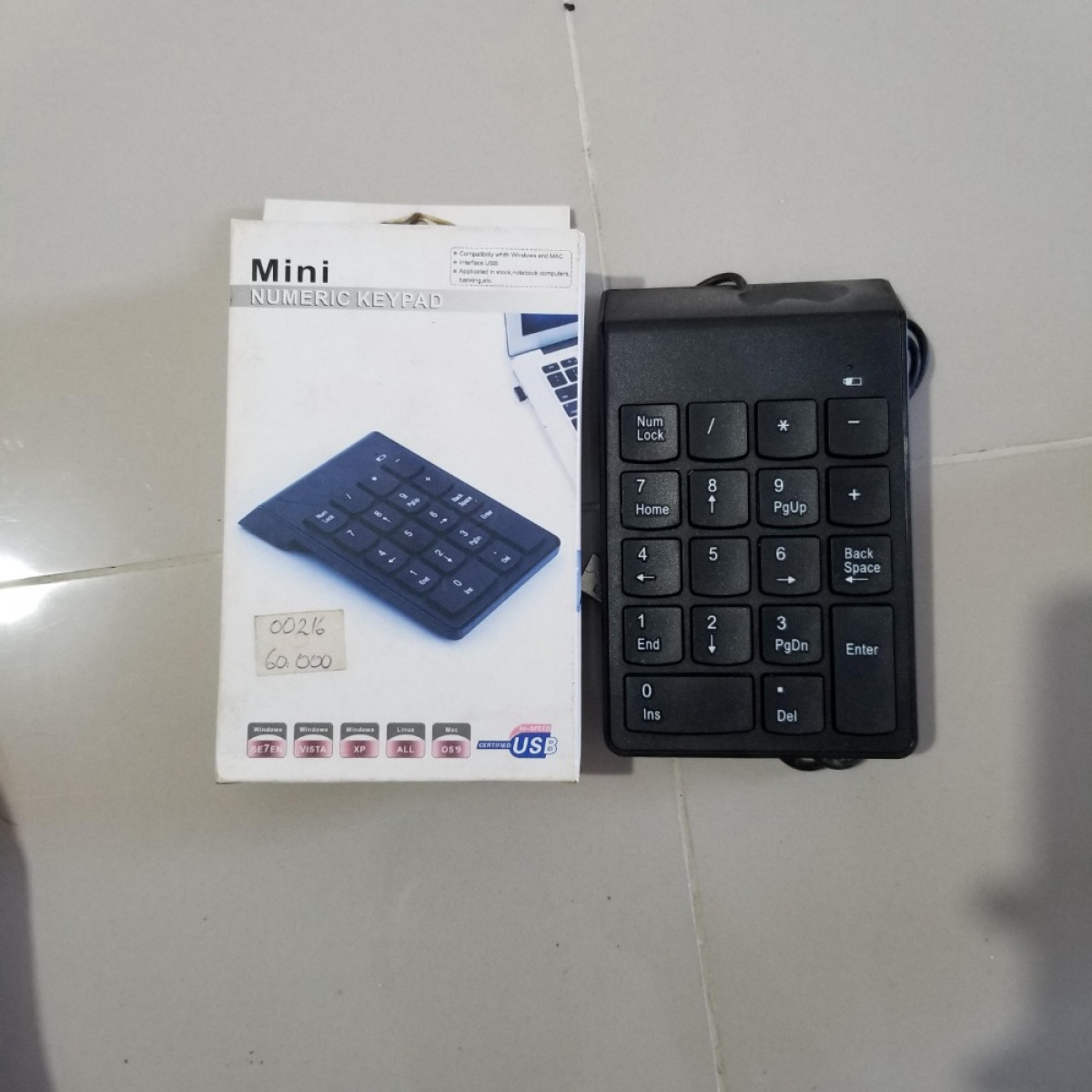 USB Mini Numeric Keypad Keyboard Numpad USB Angka Calculator Mini