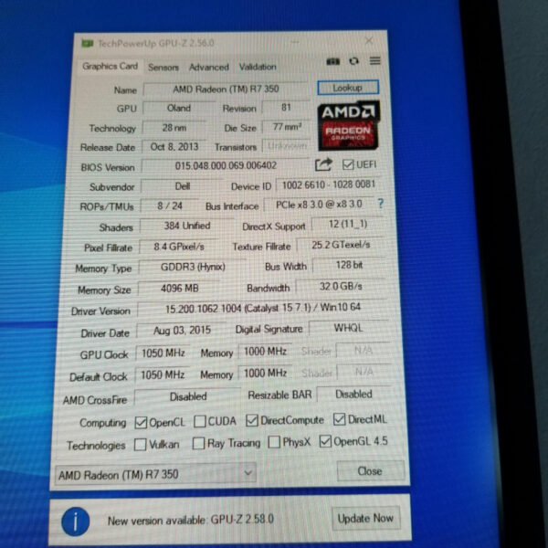 AMD Radeon R7 350 R7350 4GB GDDR3 128 Bit - Gambar 5