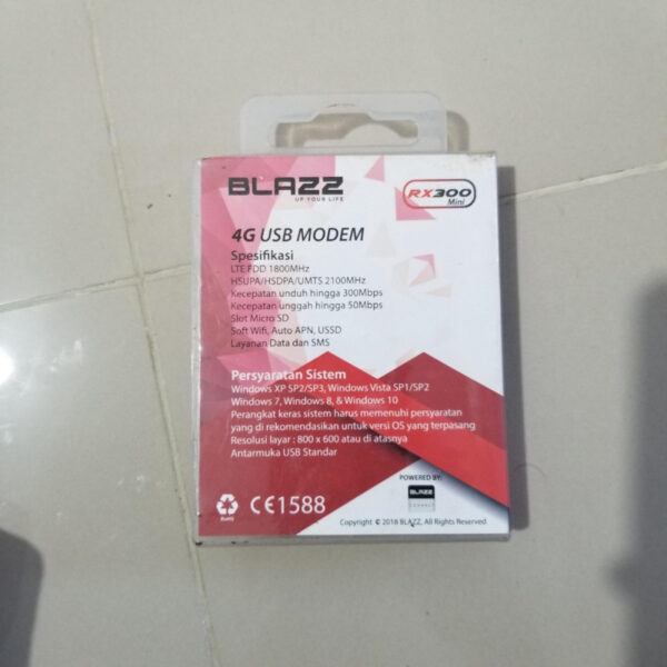 BLAZZ RX300 Modem 4G LTE Tulisan Telkomsel - Gambar 2