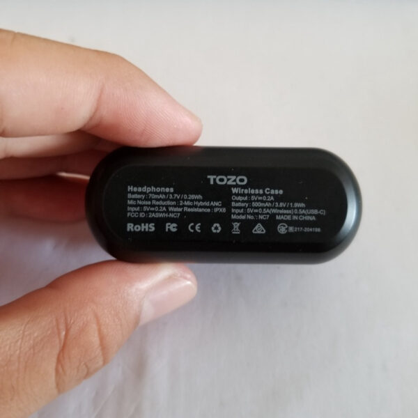 Tozo NC7 Ultra Long Playtime Deep Bass In Ear TWS Earbuds Bluetooth - Gambar 4