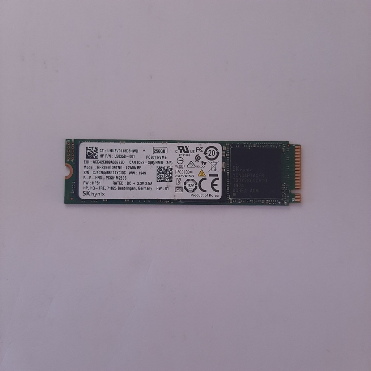 SSD M2 NVME 256GB M2 2280 Copotan Laptop