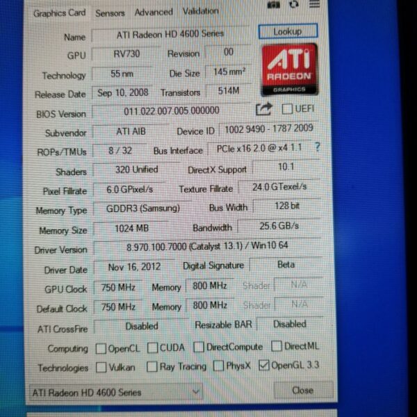 HIS Radeon HD 4670 HD4670 1GB GDDR3 128 Bit - Gambar 5