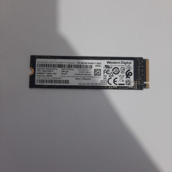 SSD M2 NVME 256GB 512GB WD Western Digital SN730